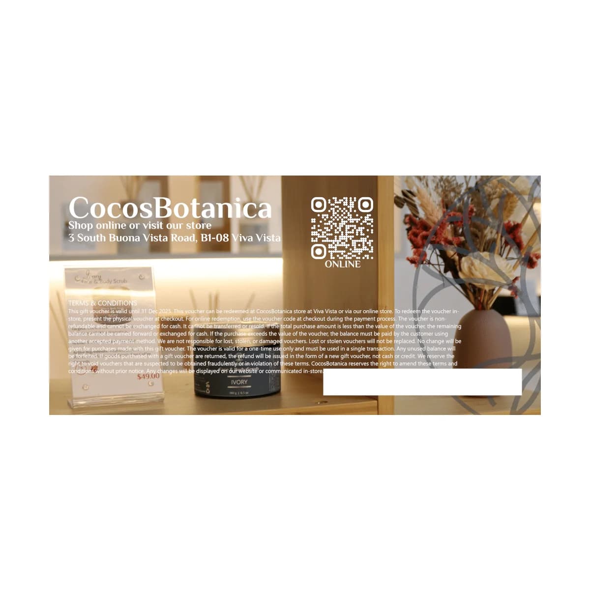 Physical $20 Gift Voucher