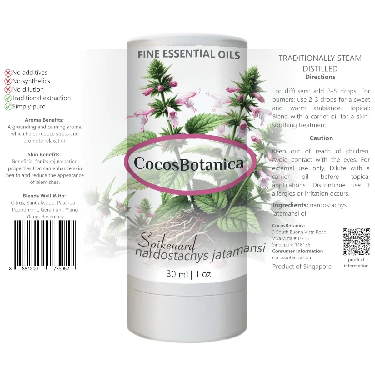 Spikenard (nardostachys jatamansi) Oil 30ml