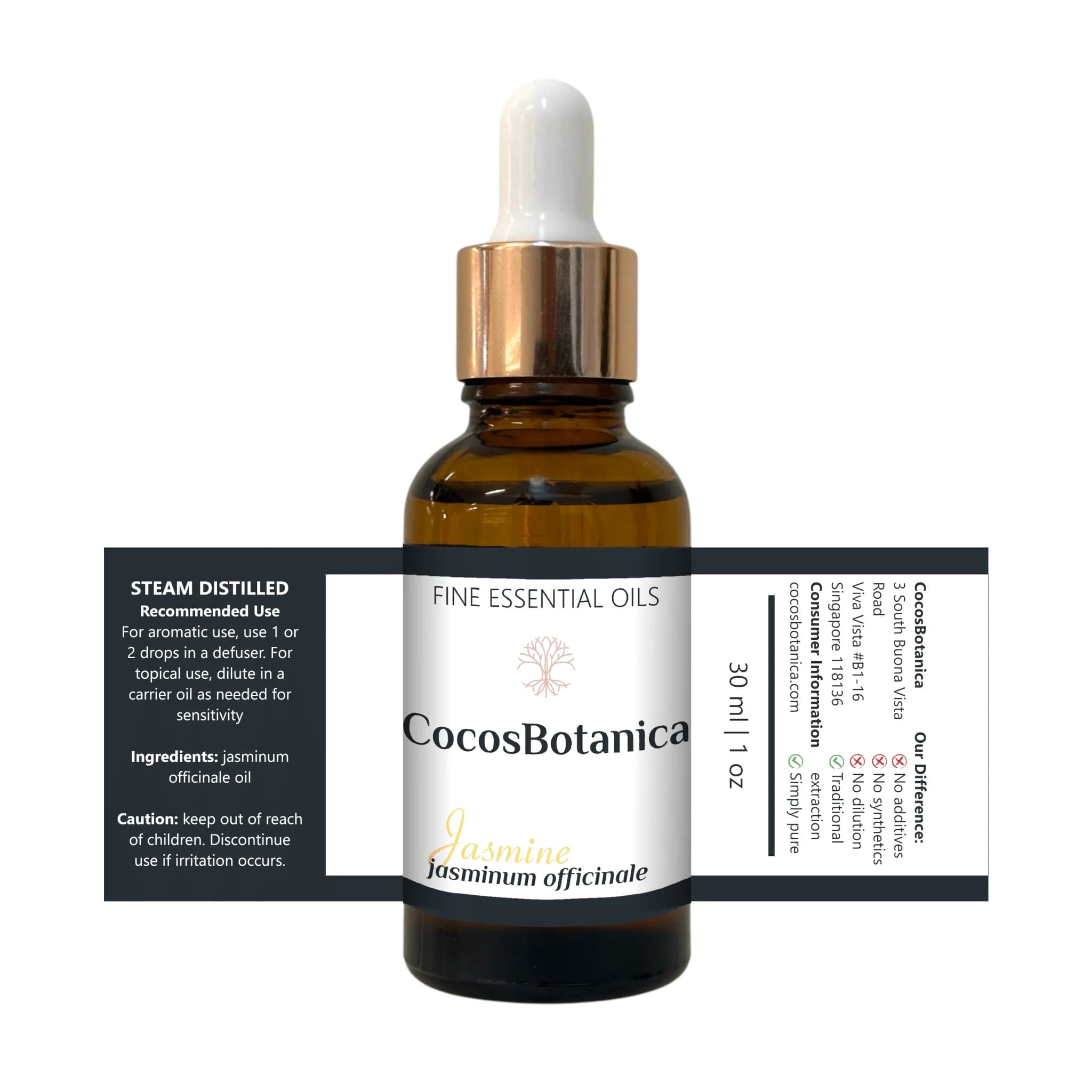 Jasmine Oil (Jasminum officinale Oil) 30 ml