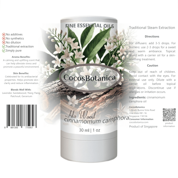 Ho Wood (cinnamomum camphora) Oil 30ml